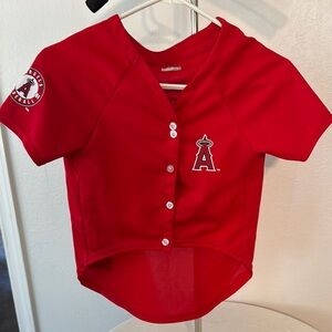 Angels Red Athletic Jersey for dogs ohtani